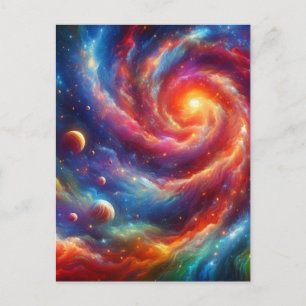 Galaxy Postcard