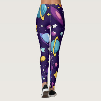 Galaxy Print Leggings