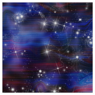 Galaxy purple beautiful night starry sky image fabric