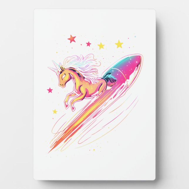 Galaxy Rider Unicorn (1) Plaque (Front)