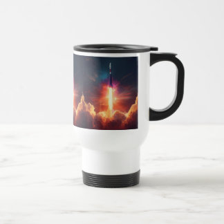 Galaxy Rocket Thermal Mug – Space Fantasy Style