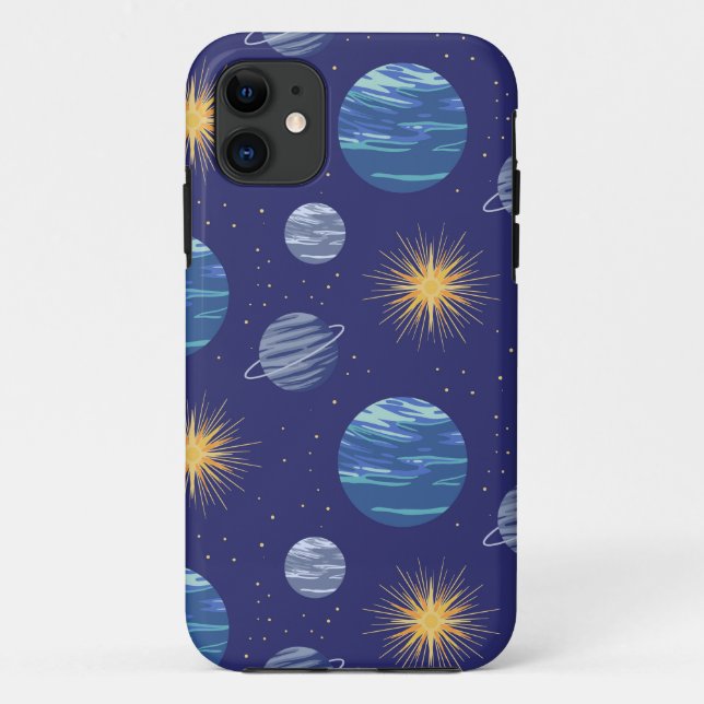 Galaxy seamless pattern design Case-Mate iPhone case (Back)