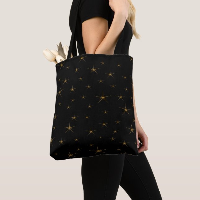 Galaxy Shoulder Tote (2 Sizes) (Close Up)