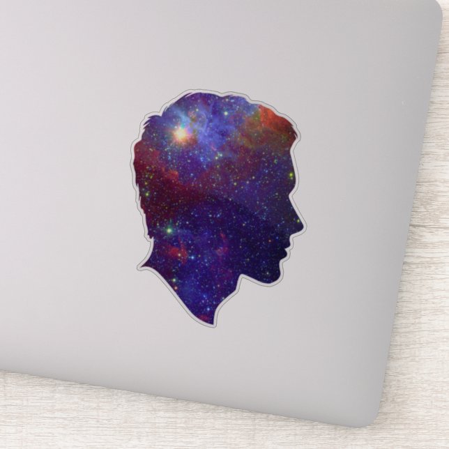 Galaxy Silhouette Sticker (Detail)