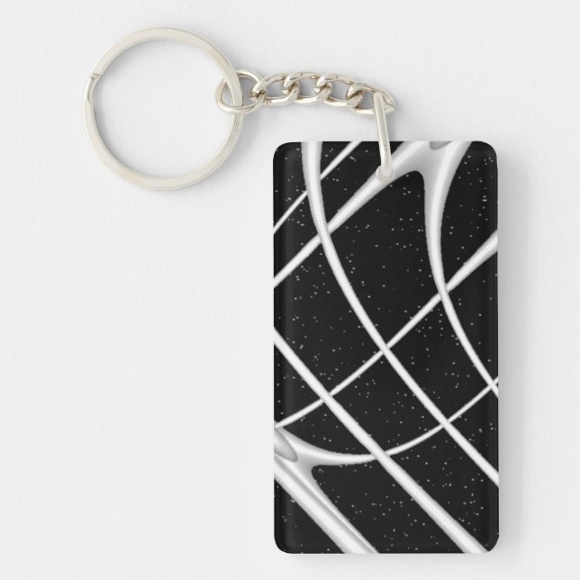 Galaxy Space Design Keychain (Front)
