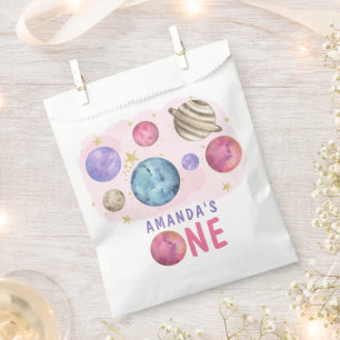 Galaxy Space Girl Birthday Party Favour Bag
