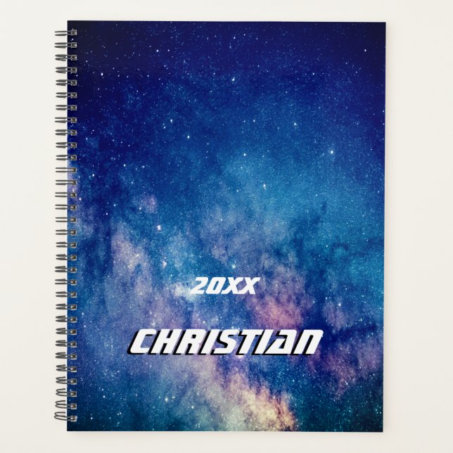 Galaxy space name 2025 planner (Front)