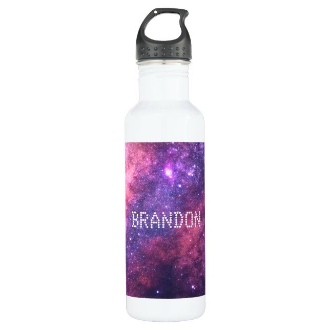 Galaxy Space Nebula Stars Sky Universe Astronomy 710 Ml Water Bottle (Front)