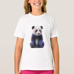 Galaxy Space Panda Bear Galactic Kids T-Shirt
