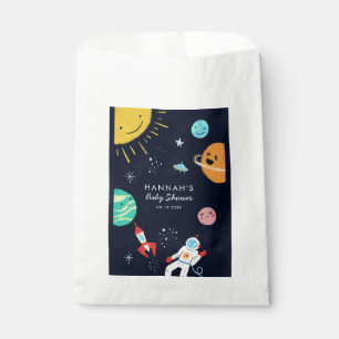 Galaxy Space Planets Baby Shower Favour Bag