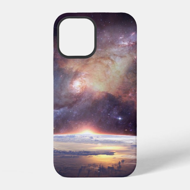Galaxy star infinity cosmos dark iPhone case (Back)