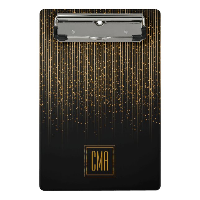 Galaxy Star Lights with DIY Monogram Mini Clipboard (Front)