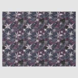 Galaxy Starburst Purple Nebula Constellation Tissue Paper