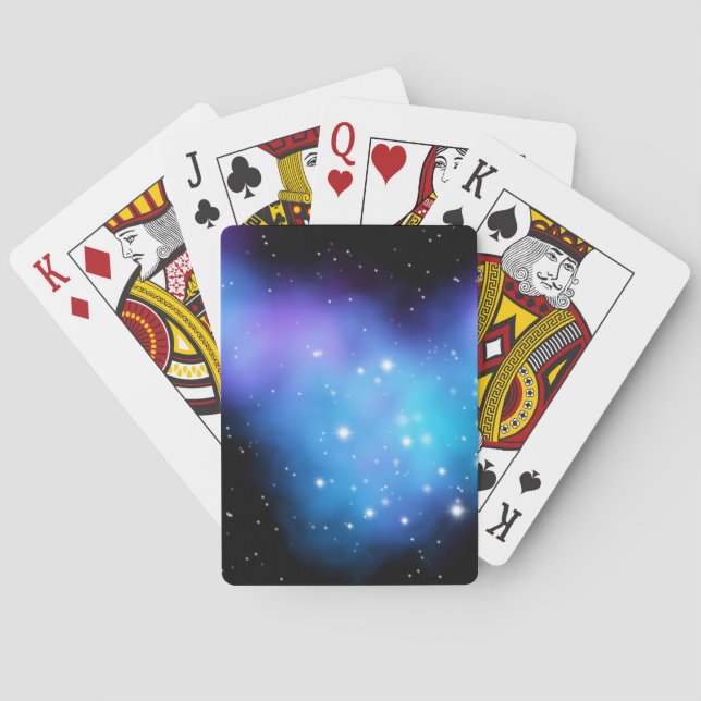 Galaxy Starlight Space Clouds Playing Cards (Back)