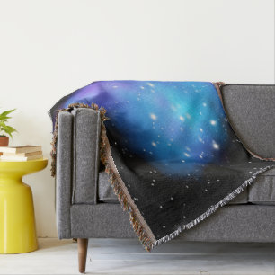 Galaxy Starlight Space Clouds Throw Blanket