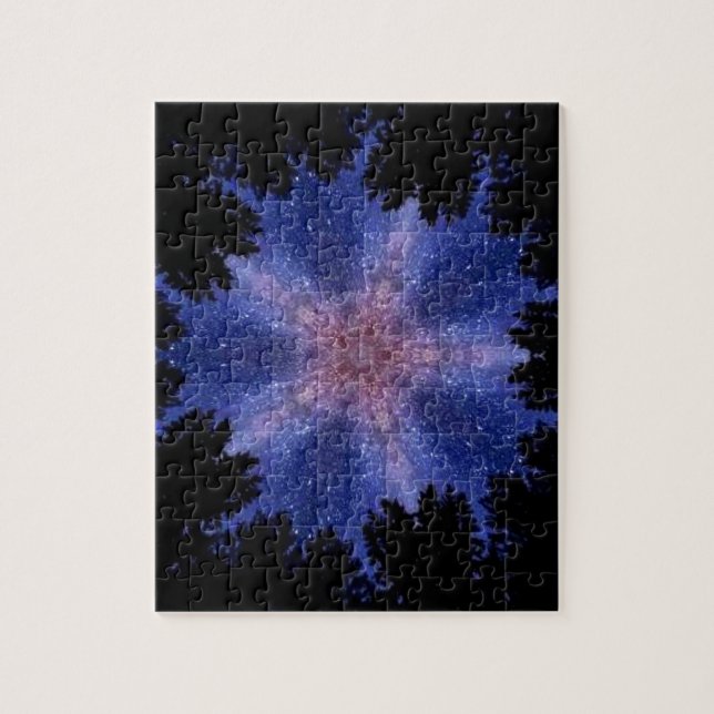 Galaxy stars abstract jigsaw puzzle (Vertical)