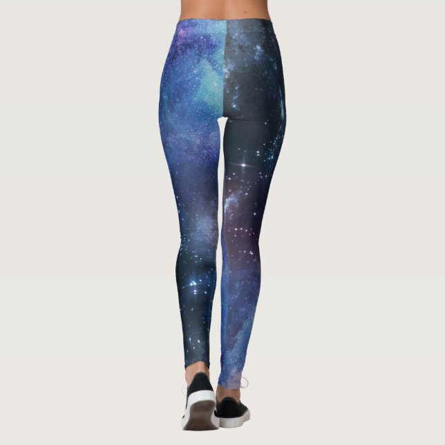 Galaxy Stars Universe Leggings (Back)