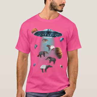 Galaxy Tapir Space Ufo Alien Stars Animal Malayan  T-Shirt