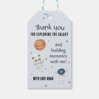 Galaxy-Themed Thank You Tag – Space Party Favor La