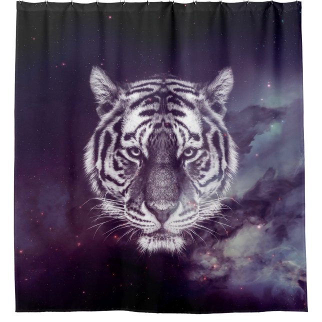 Galaxy Tiger Face Wallpaper (Front)