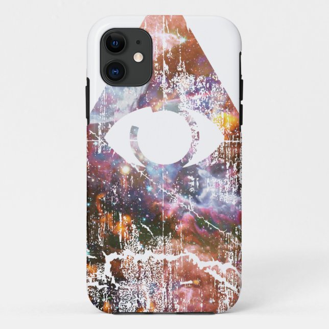 Galaxy Triangle Case-Mate iPhone Case (Back)