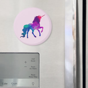 Galaxy Unicorn in Sky Colours of Blue and Purple,  Magnet