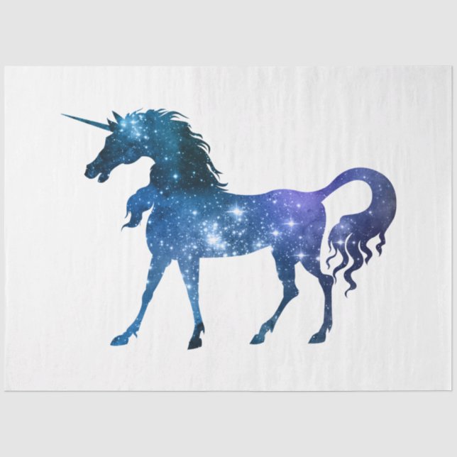 Galaxy Unicorn Series Design 15 Tissue Paper (Front)