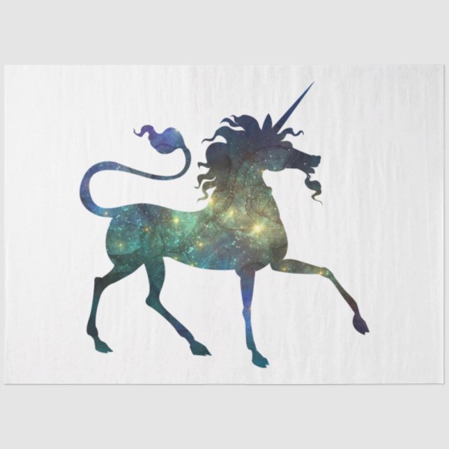 Galaxy Unicorn Series Design 18 Tissue Paper (Front)