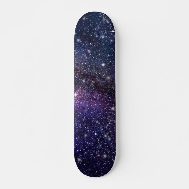 Galaxy, Universe, Men & Women, Space Pattern Skateboard (Front)