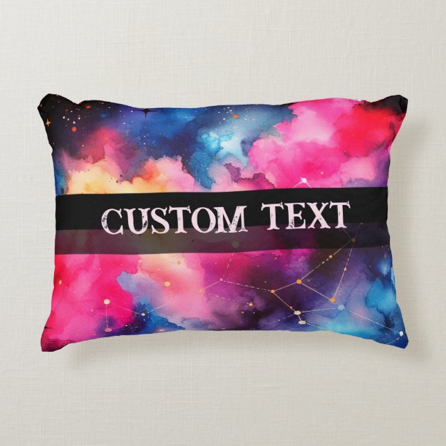 Galaxy Veil Accent Pillow (Front)