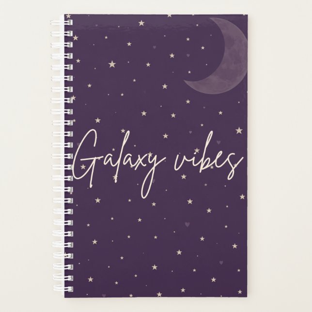 Galaxy Vibes spiral planner Cosmic (Front)