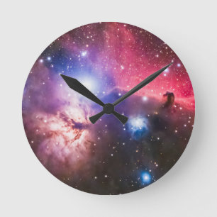 Galaxy Wall Clock Nebula Space Modern Home Decor