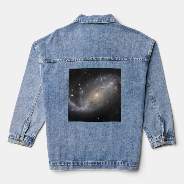 Galaxy Women's Denim Jacket (Back)