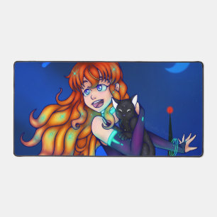 Galaxy's Cutest Girl Desk Mat