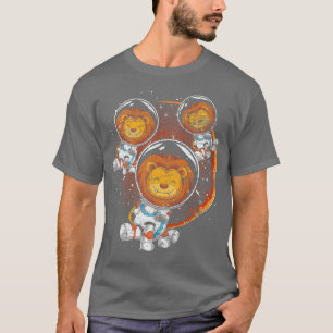 Galay Animal Lover Outer Space Africa Animal Astro T-Shirt