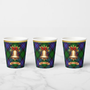 Galbraith Personalized Tartan Christmas Paper Cups