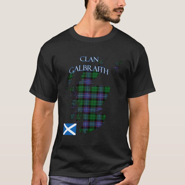 Galbraith Scottish Clan Tan Scotland T-Shirt (Front)
