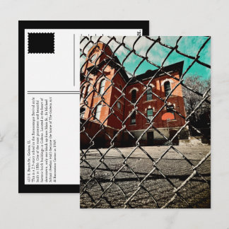 galena feehan hall historic building postcard