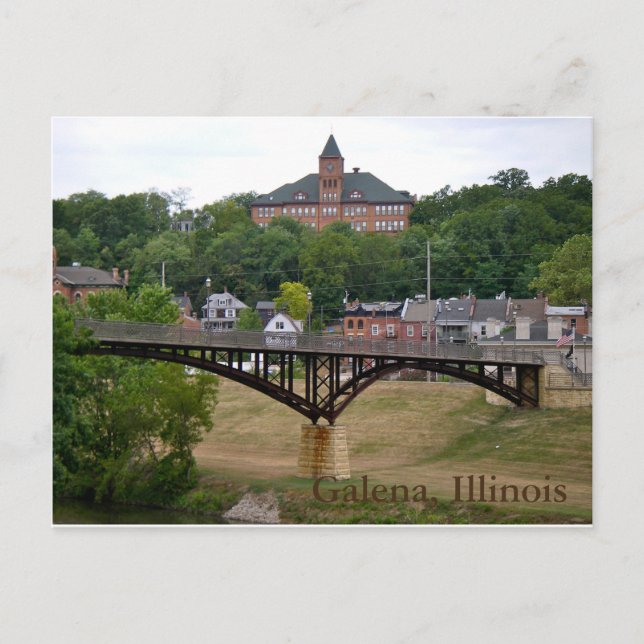 Galena, Illinois Postcard (Front)
