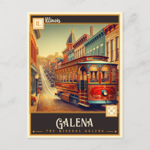 Galena, Illinois    Vintage Postcard