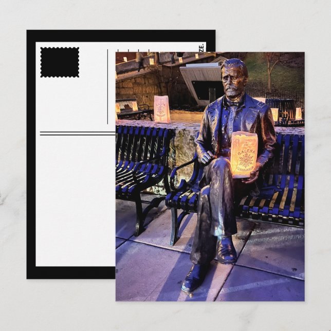 galena luminaria grant bench postcard (Front/Back)