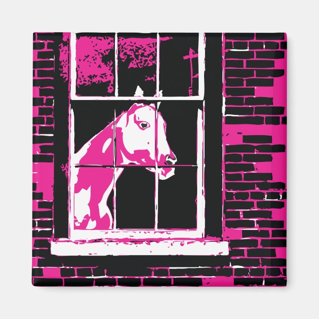 galena window horse magnet (Front)