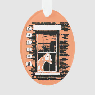 galena window horse ornament