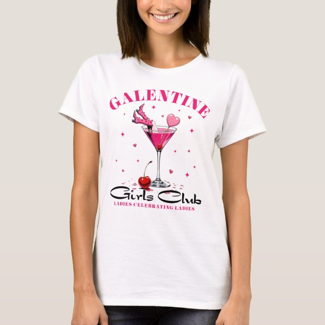 Galentine Cupid, Valentine's Day T-Shirt (Front)