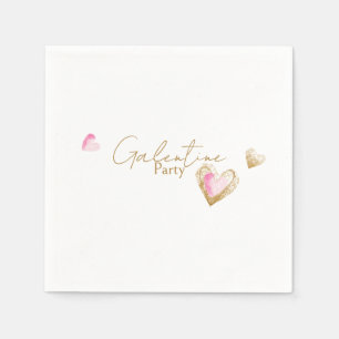 Galentine Party Heart Napkin