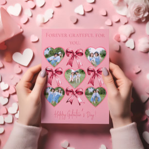 Galentine’s Day Photo Card with Hearts & Bows