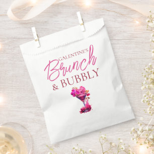 Galentine's Brunch and Bubbly Favor Bags
