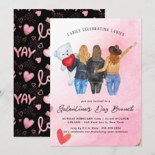 Galentine's Day Brunch Invitation