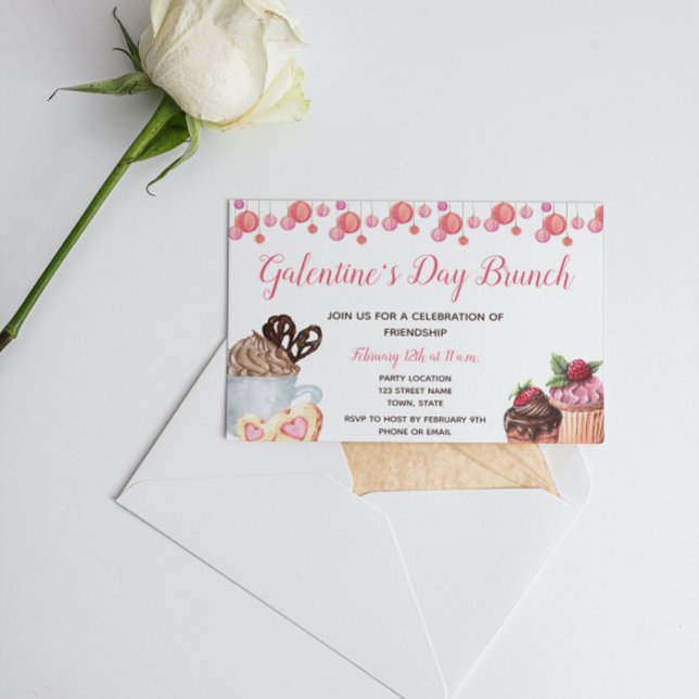 Galentine's Day Brunch Invitation (Creator Uploaded)