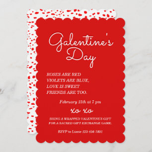 Galentine's Day Invitation Design